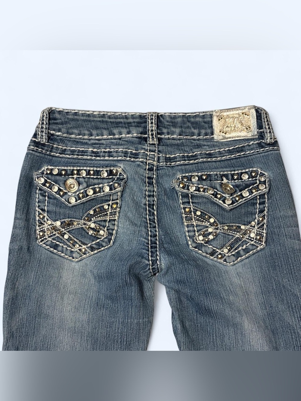 Y2K Grunge Lowrise Bootcut Jeans by Miss Chic!